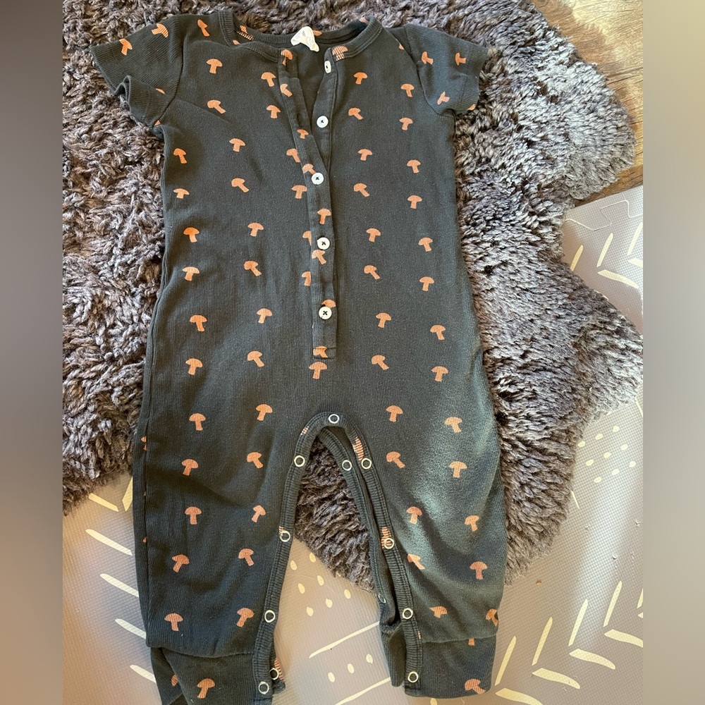Kate Quinn Mushroom Print romper